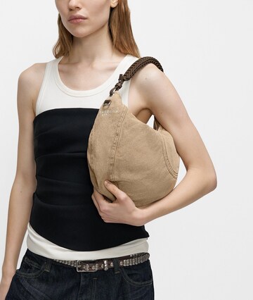 Liebeskind Berlin Schoudertas in Beige: voorkant