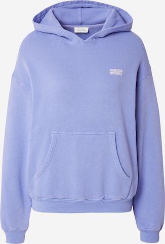 Sweat-shirt 'IZUBIRD' AMERICAN VINTAGE en violet : devant