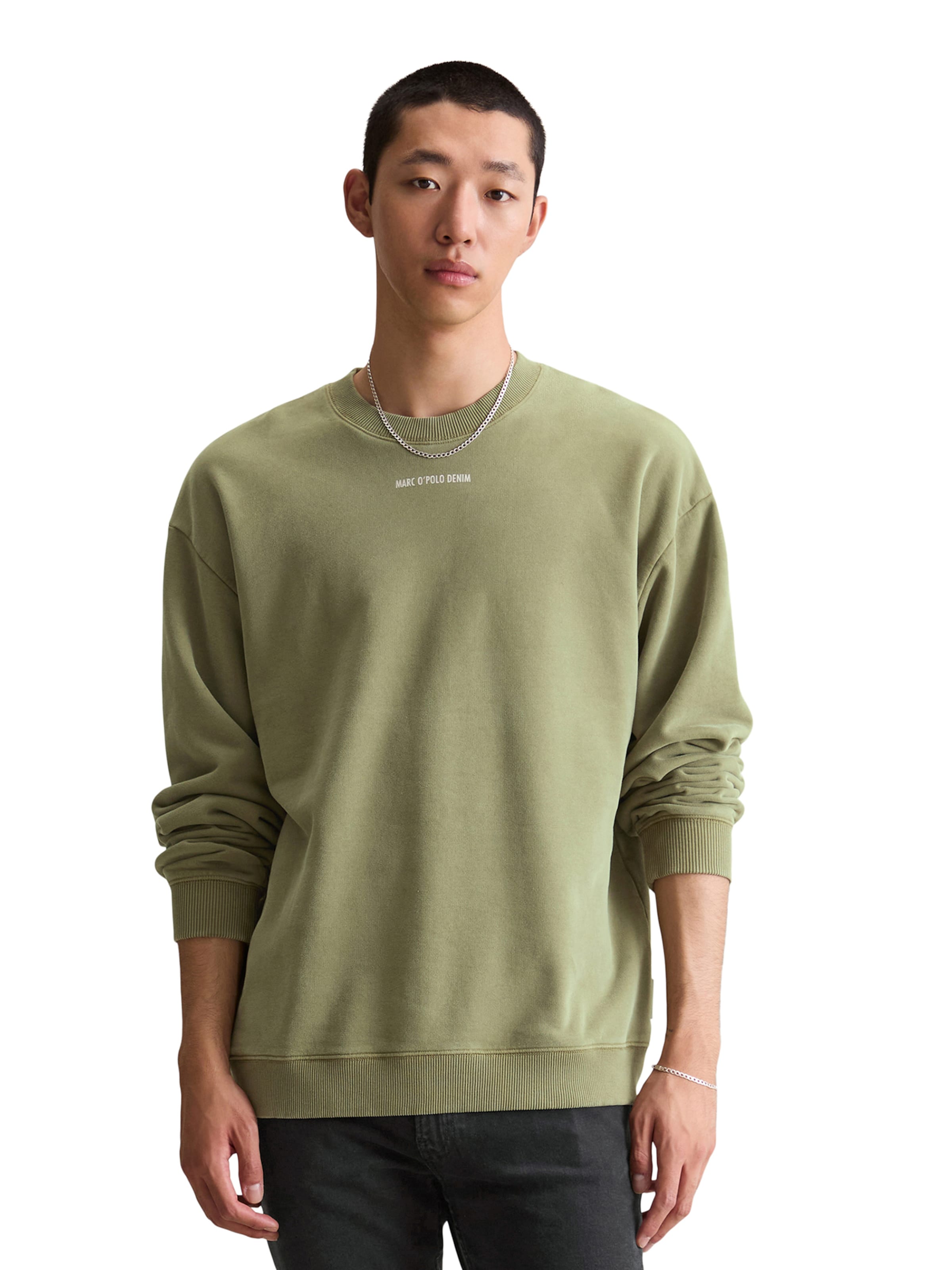 Marc O'Polo DENIM Свитшот в Зеленый: спереди