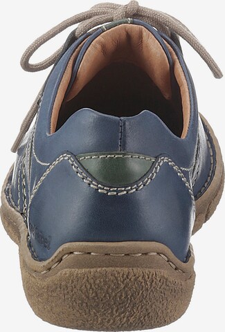 JOSEF SEIBEL Lace-Up Shoes 'Neele' in Blue