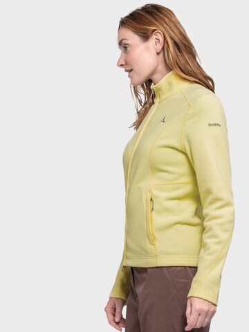 Schöffel Functionele fleece jas 'Leona3 ' in Geel