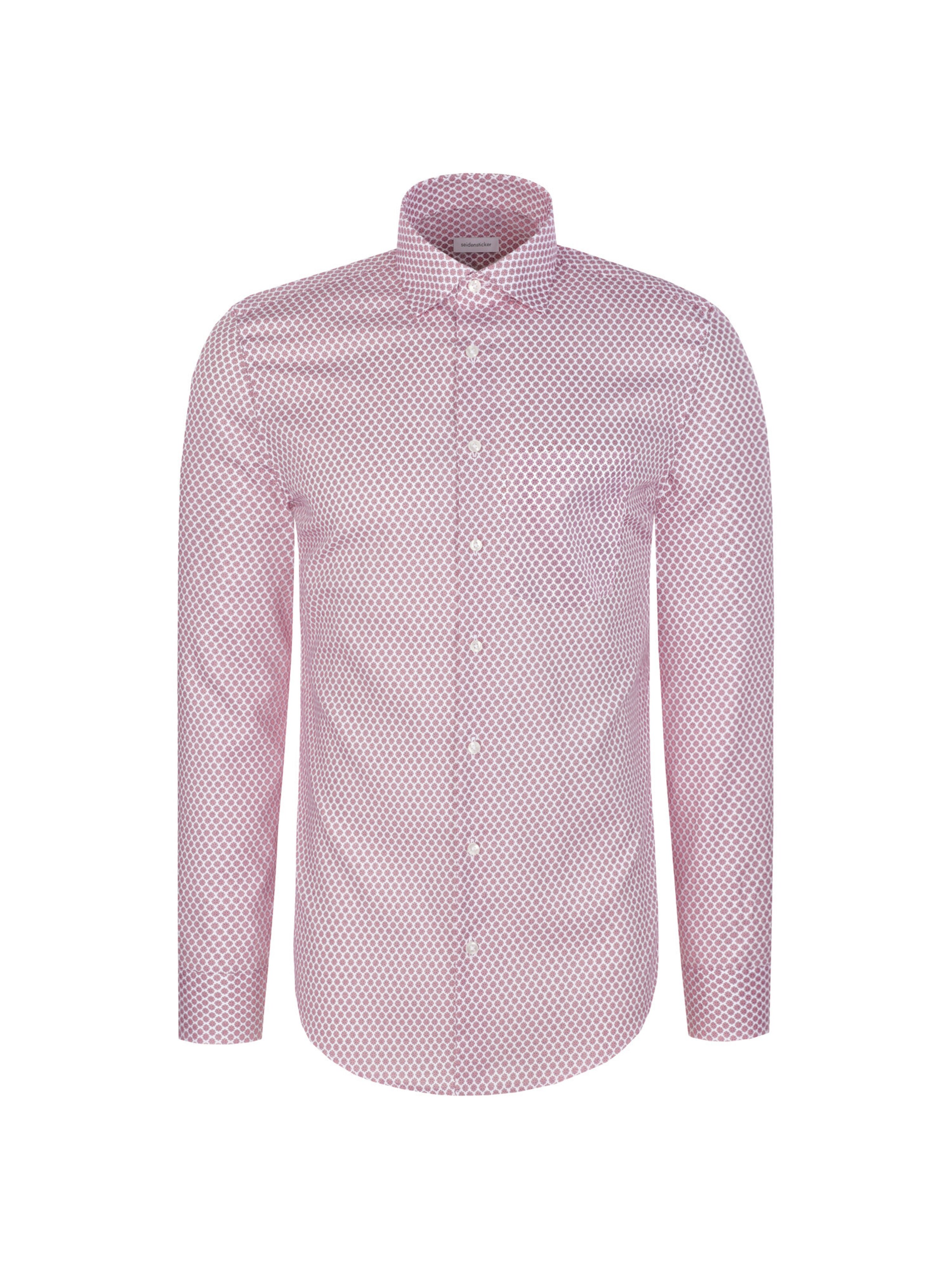 SEIDENSTICKER Businesshemd 'Schwarze Rose' in Pink: Vorderseite