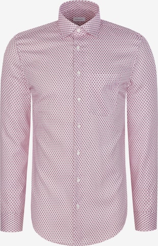 Coupe regular Chemise business 'Schwarze Rose' SEIDENSTICKER en rose : devant
