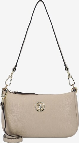 U.S. POLO ASSN. Schoudertas in Beige: voorkant