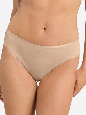 Hanro Slip 'Cotton Seamless' in Beige: front