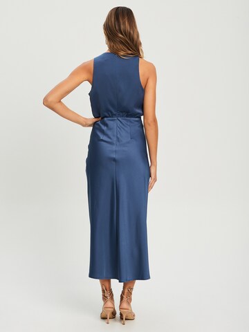 Chancery Cocktail dress 'WISTERIA' in Blue: back