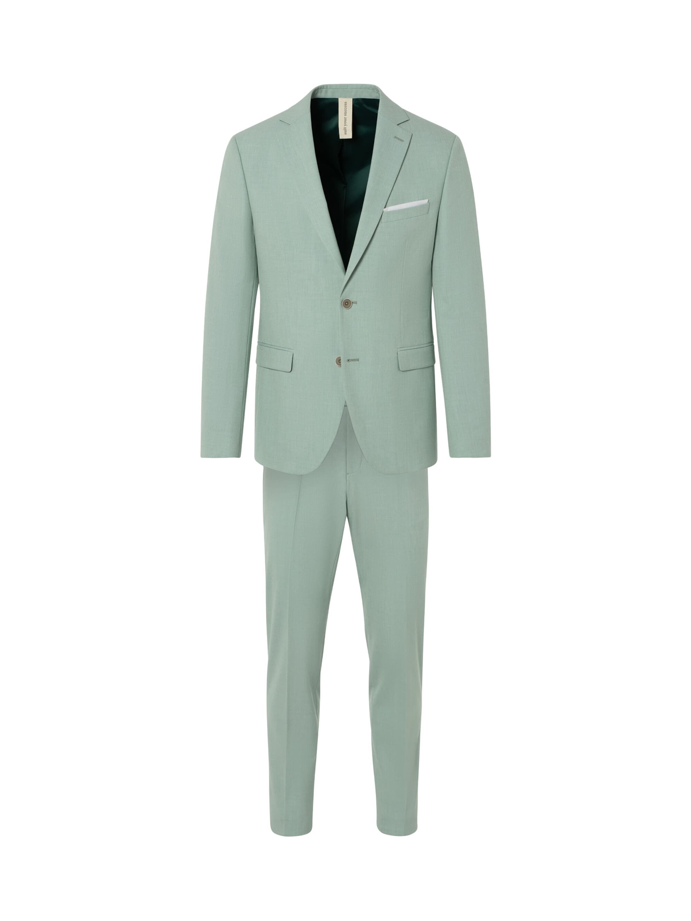 Thomas Goodwin Slimfit Anzug in Grün: Vorderseite