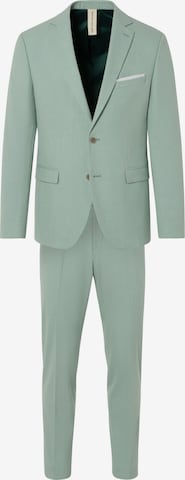 Thomas Goodwin Slim fit Suit in Green: front