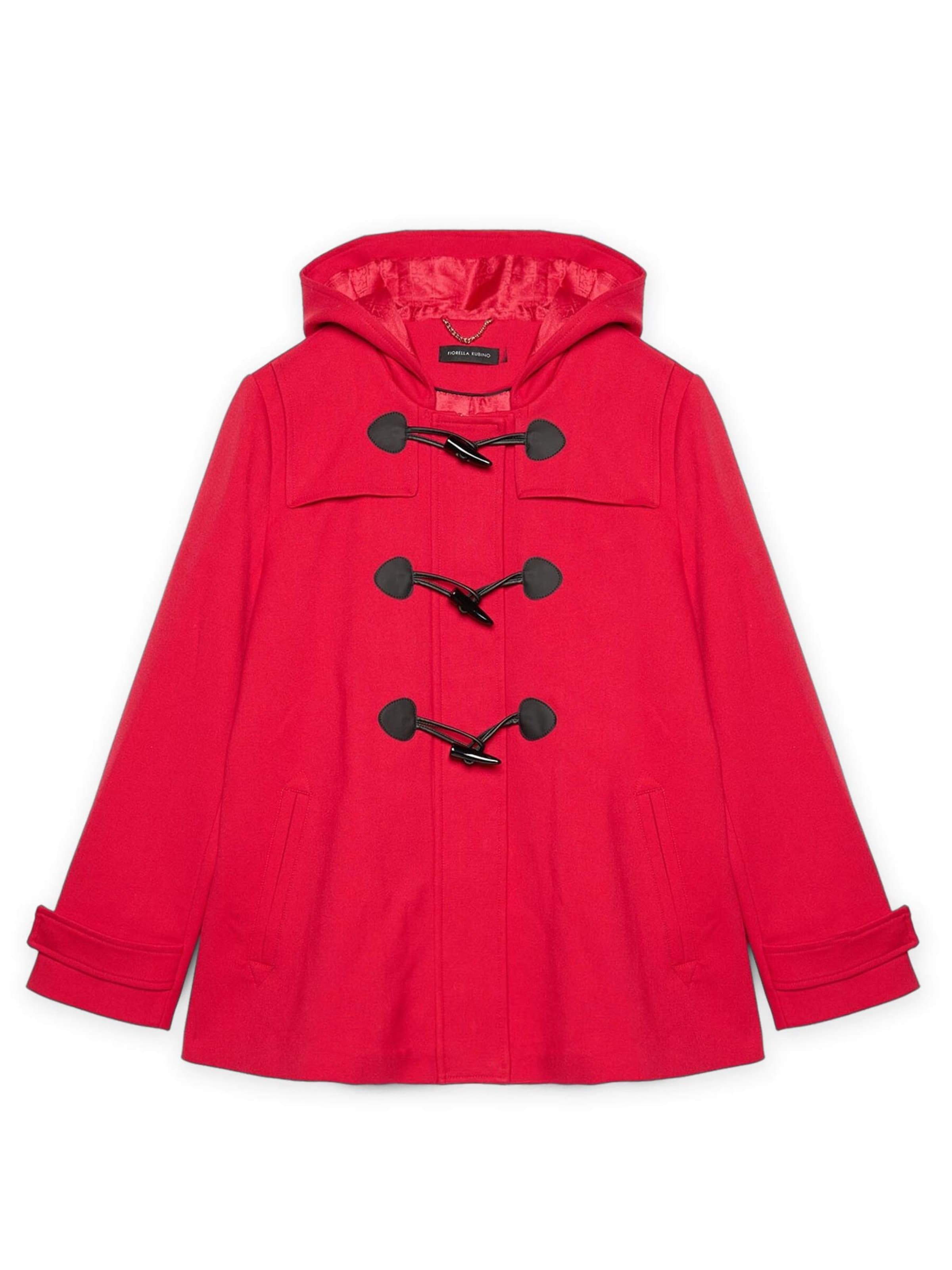 Manteau d’hiver Fiorella Rubino en rouge : devant