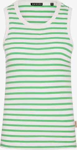 SENSES.THE LABEL Top in Green: front