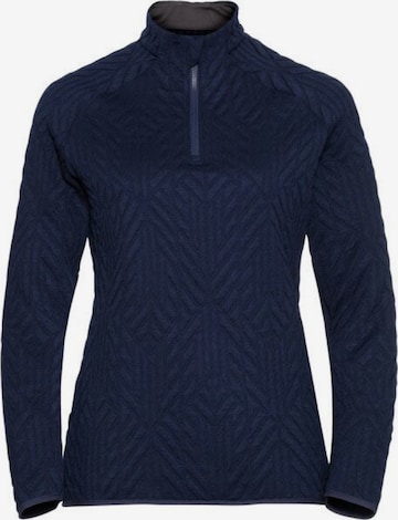 ODLO Athletic Sweatshirt ' Rolli Midlayer CORVI ' in Blue: front