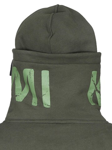 Koyumi Sweatshirt 'Free your Neck' in Green