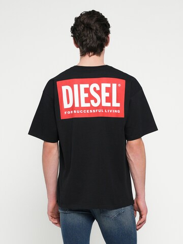DIESEL - Camiseta 'T-BOXT-BISK' en negro: frente