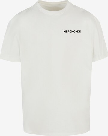 Merchcode Shirt 'Break The Rules' in Wit: voorkant