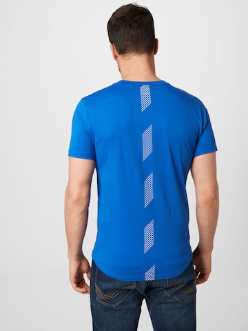 T-Shirt fonctionnel Superdry en bleu