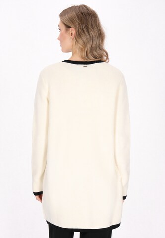 Cardigan DreiMaster Klassik en blanc