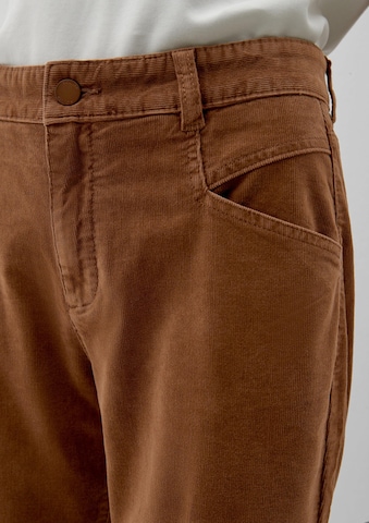 Effilé Pantalon s.Oliver en marron
