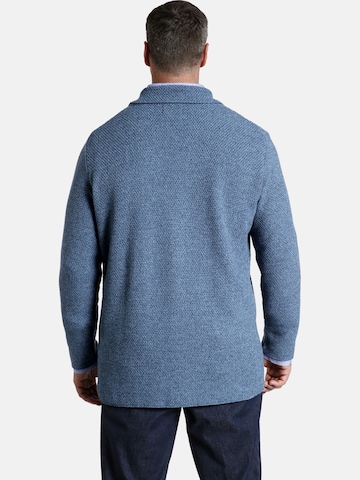 Charles Colby Knit Cardigan 'Earl James ' in Blue