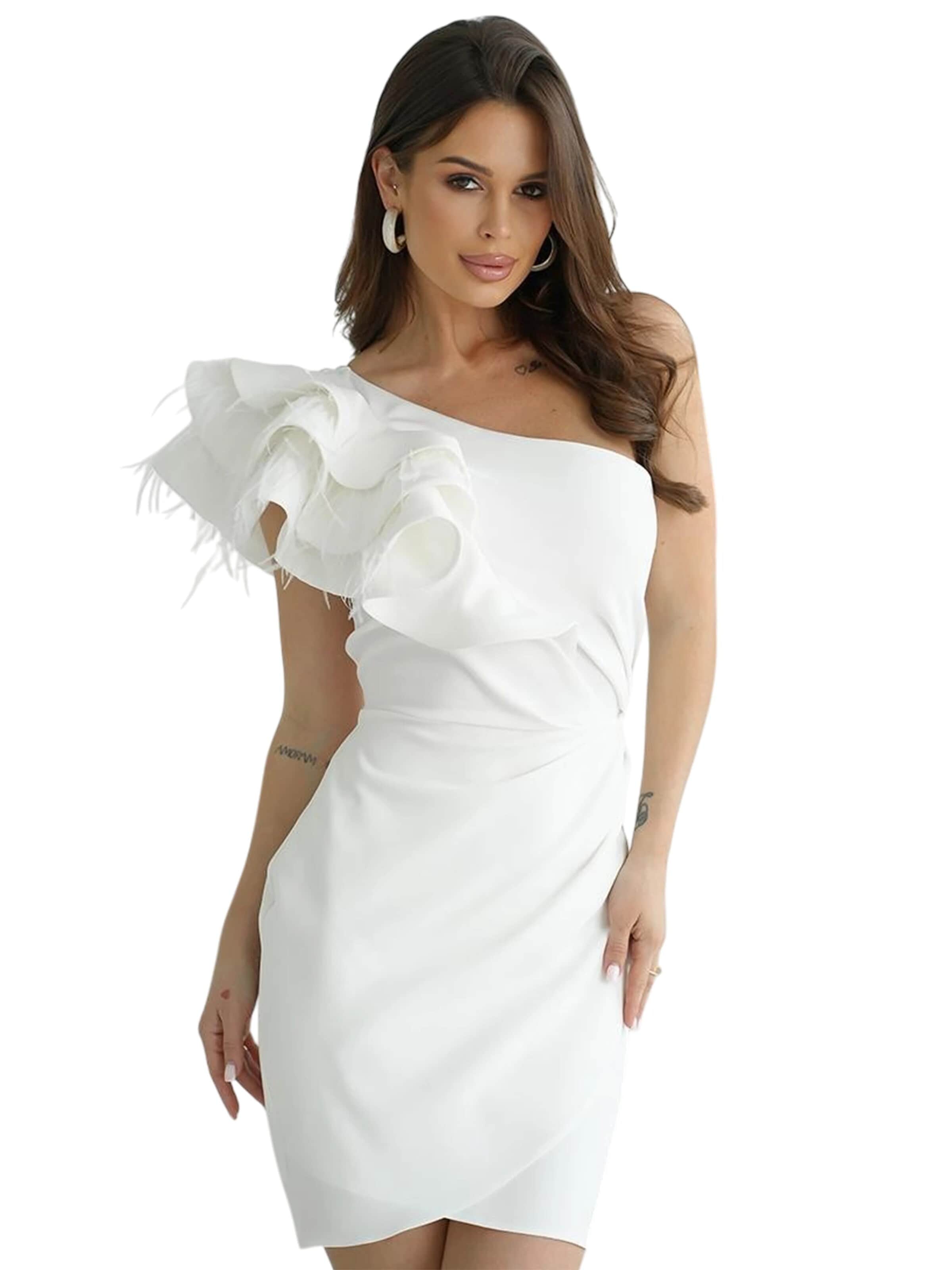 bicotone Kleid 'Dress 197541'‌‌‌ in Beige: Vorderseite