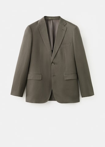 MANGO MAN Slim fit Suit Jacket 'Amalfi' in Green