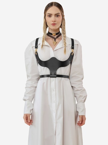 Haute Cuir - Cinturón 'Saria Underbust Harness' en negro: frente