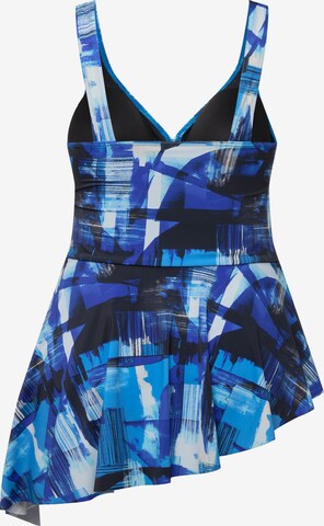 Ulla Popken Swimsuit Dress in Blue