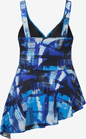 Ulla Popken Swimsuit Dress in Blue