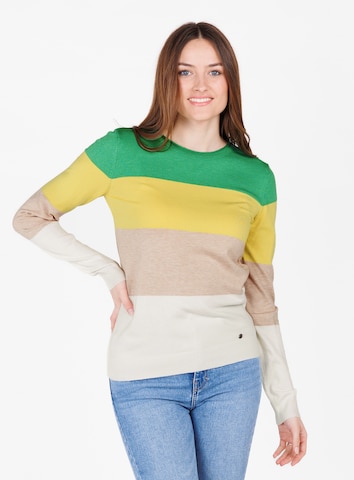 Key Largo - Pullover 'BEVERLEY' em bege: frente