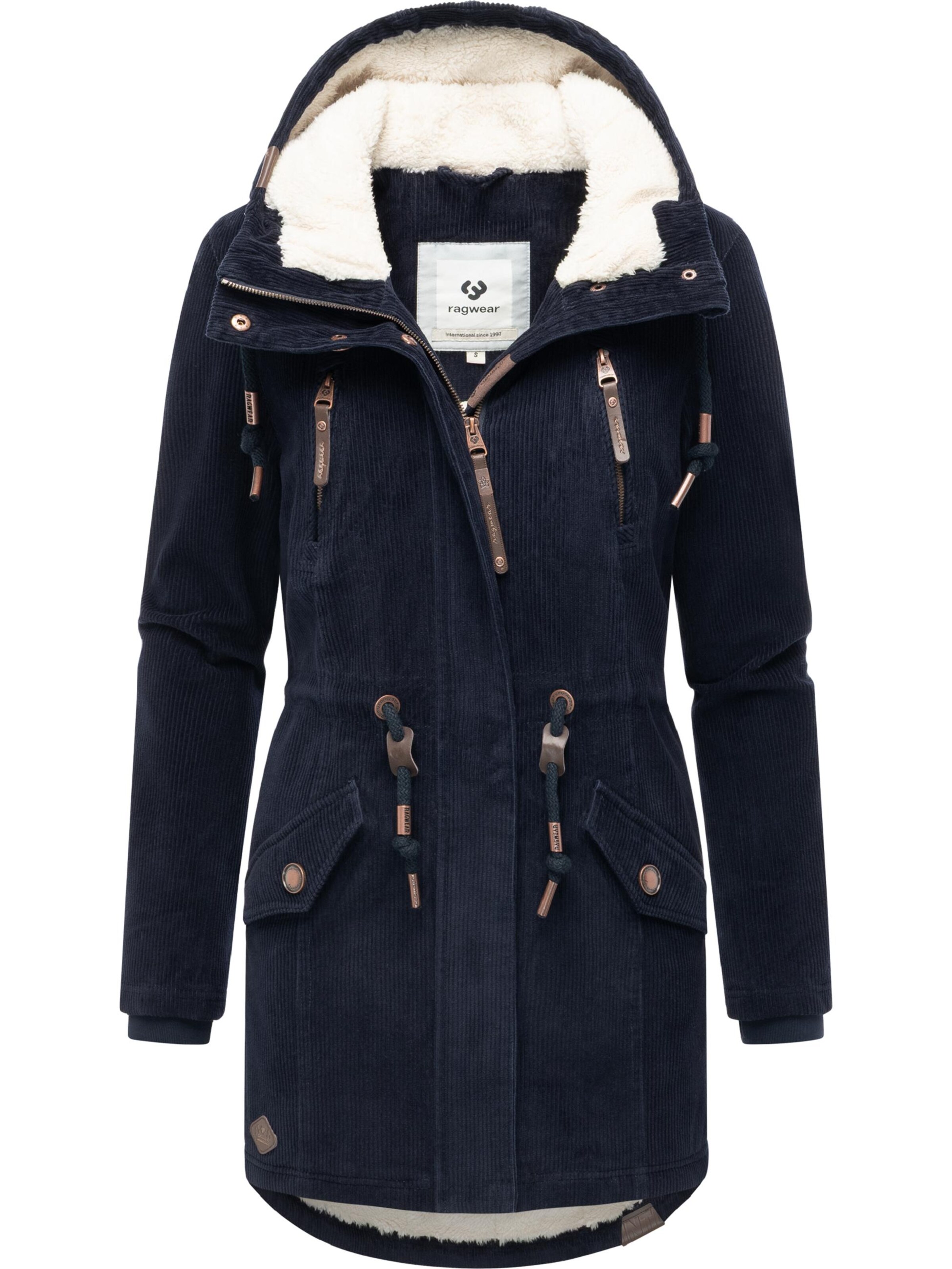 Ragwear Parka 'Ellsie Cordy' in Blau