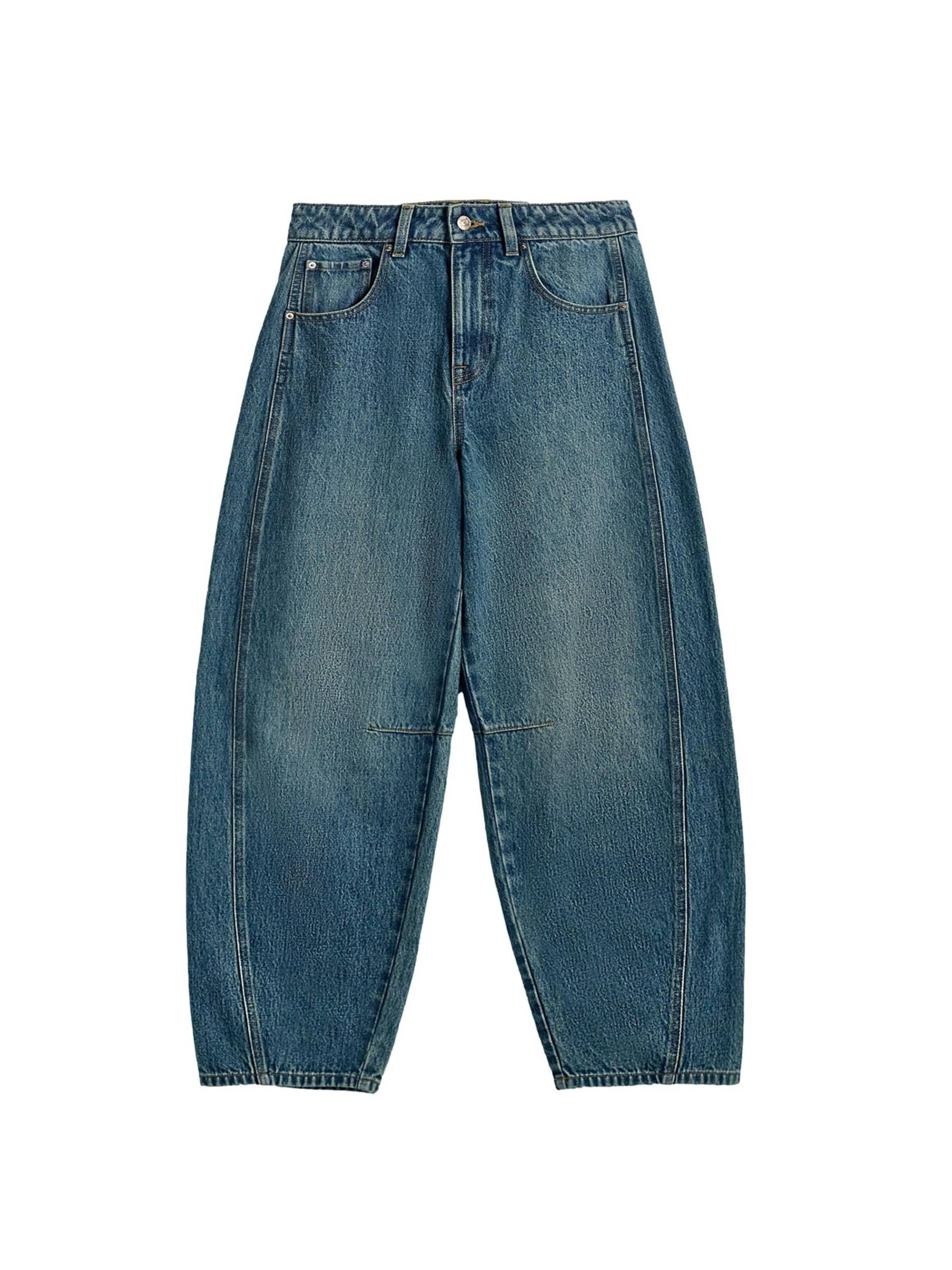 Bhoem Tapered Jeans in Blau: Vorderseite
