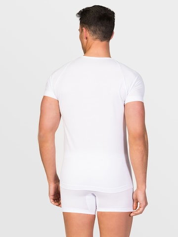 Maillot de corps 'Crew-neck T-shirt Egiptian cotton' zd ZERO DEFECTS en blanc
