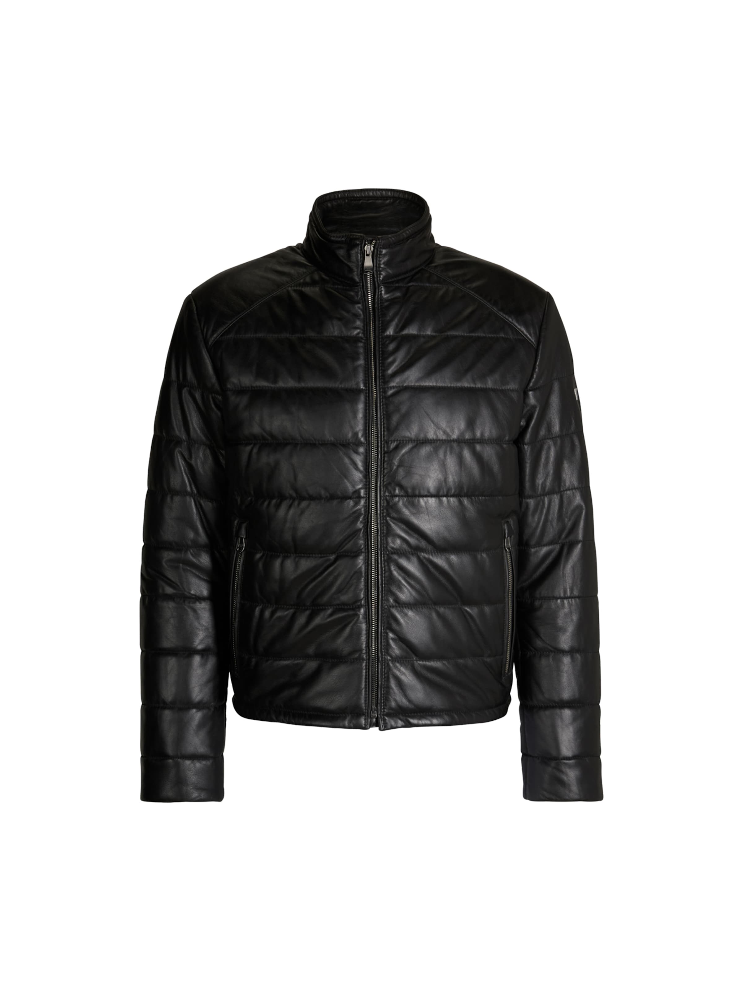JOOP! Jeans Between-season jacket 'Stepo' in Black: front