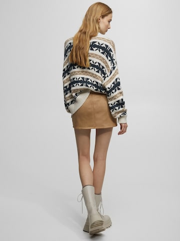 Jupe Pull&Bear en beige