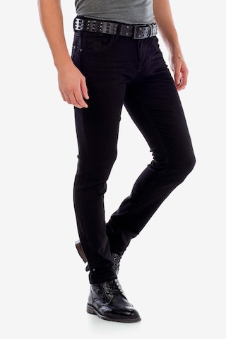 CIPO & BAXX Regular Jeans 'CD319A' in Schwarz