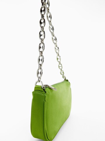 MANGO Чанта с презрамки 'SPARK' в зелено: отпред