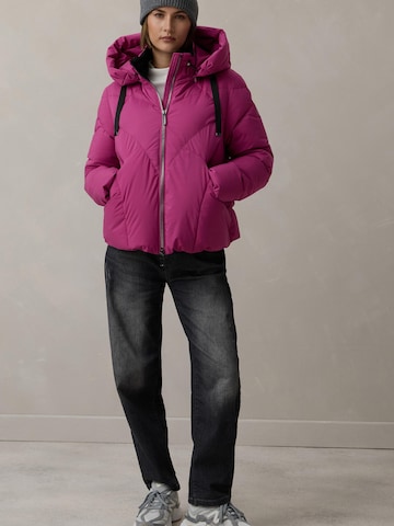 MANISA Between-season jacket in Purple