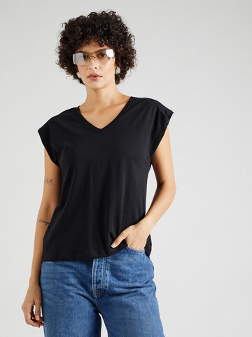 T-shirt 'ONLHENRIETTA' ONLY en noir : devant