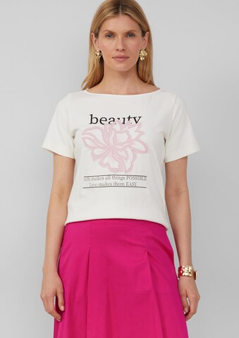 s.Oliver T-Shirt in Beige: Vorderseite