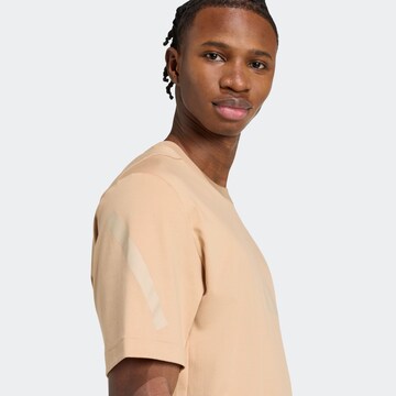 ADIDAS SPORTSWEAR Performance Shirt 'Z.N.E.' in Brown