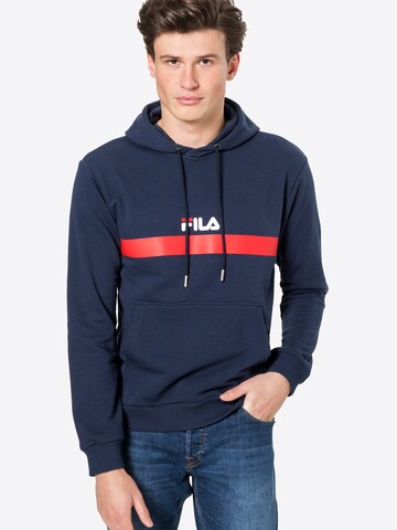 FILA Regular fit Sweatshirt 'Savion' in Blauw: voorkant