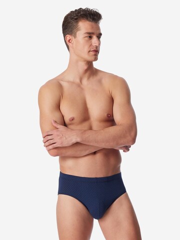 SCHIESSER Slip 'Cotton Casual Organic Cotton' in Blue