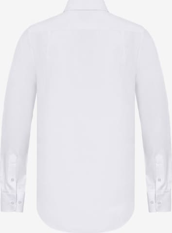 DENIM CULTURE Slim fit Button Up Shirt ' BRADLEY ' in White