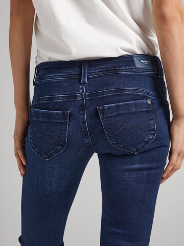 Slimfit Jeans 'NEW BROOKE' de la Pepe Jeans pe albastru