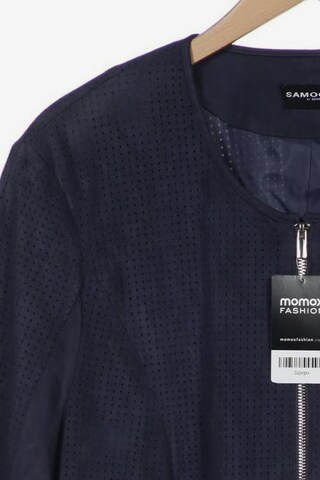 SAMOON Jacket & Coat in 4XL in Blue