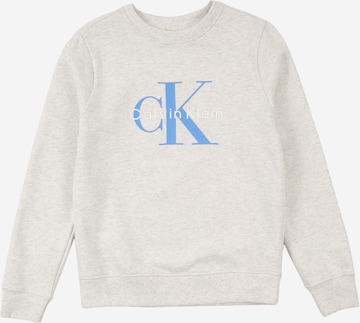 Calvin Klein Jeans Mikina – šedá: přední strana