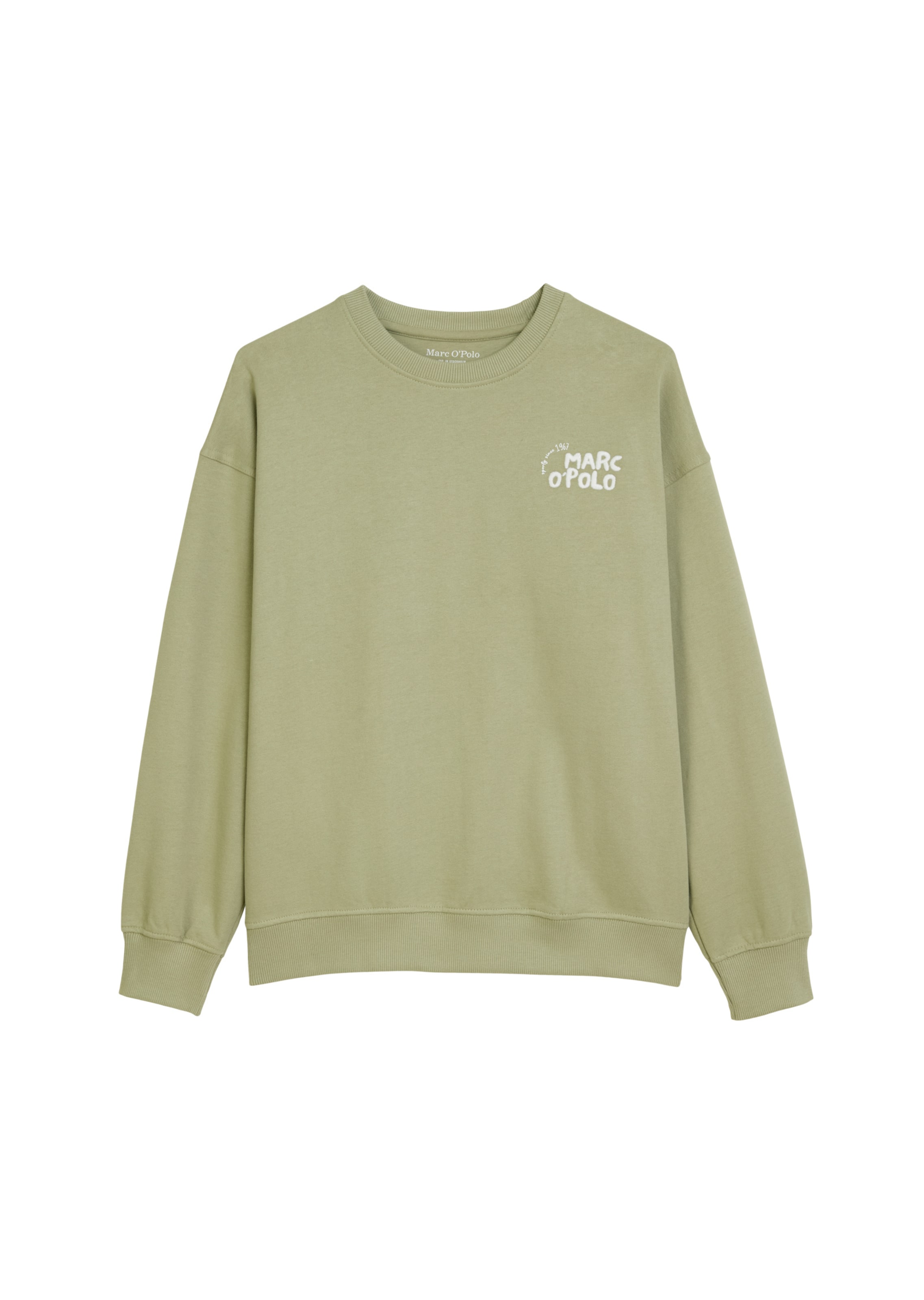 Marc O'Polo Sweatshirt in Grün: Vorderseite
