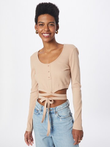 ABOUT YOU Shirt 'Charlott' in Beige: predná strana