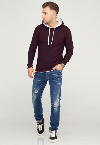 behype Sweatshirt 'NATHANAEL' in Rot