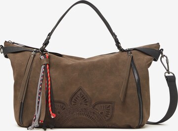 Desigual Shopper in Brown: front