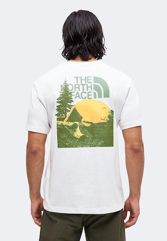 THE NORTH FACE Tričko 'PITCH A TENT' - Biela